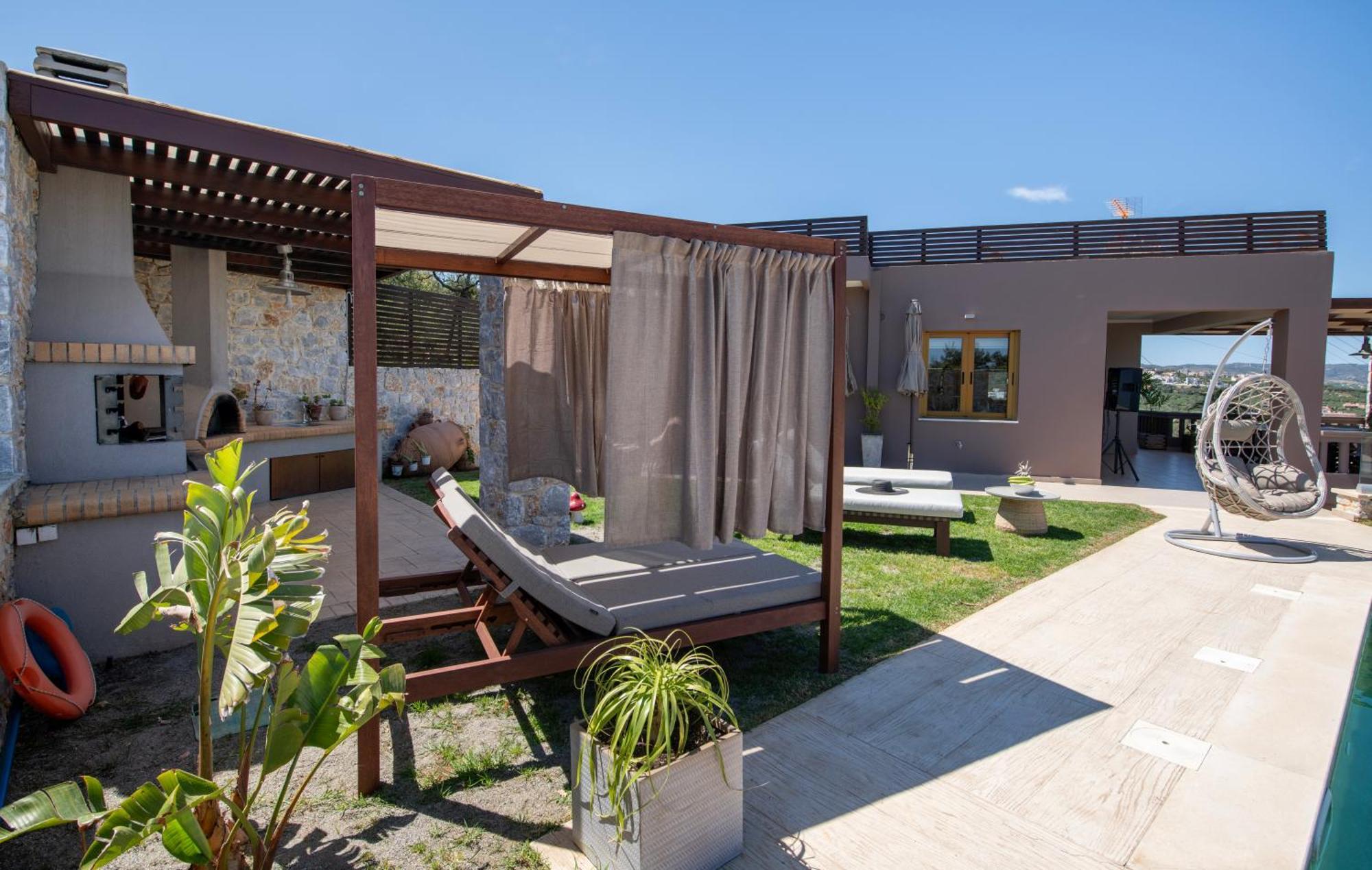 Villa Lady Dafni With Private Heated Pool Maleme Exterior foto